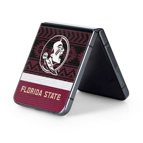 Florida State University Pattern Jersey Galaxy Z Flip5 5G Skin